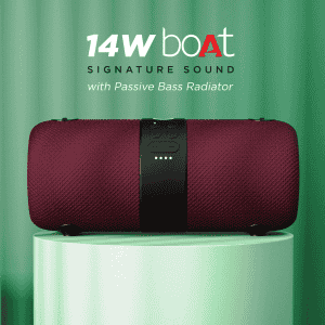 boAt Stone Bluetooth Speaker | 14 W |  upto 9 Hours Battery  | True Wireless | 1208