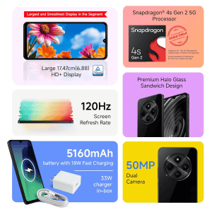 Redmi A4 5G | 4GB | 64GB | Starry Black