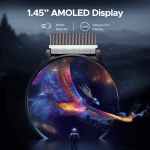 Boat Lunar Orb Smartwatch | AMOLED Display |  BT Calling | Metal Grey