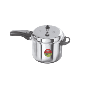 Nolta Delight Outer Lid Induction Bottom Pressure Cooker |  3 L  | Stainless Steel
