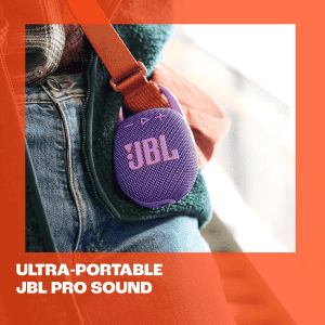 JBL Clip 5 Wireless Ultra Portable Bluetooth Speaker | 7 W | Dust & Waterproof | Black | JBLCLIP5BLK