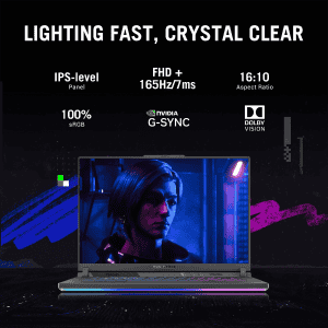 ASUS ROG Strix G16 Gaming Laptop | Intel Core i7 13th Gen 13650HX | 16 GB | 1 TB SSD | 6 GB Graphics NVIDIA GeForce RTX 4050 | Eclipse Gray | G614JU-N4200WS