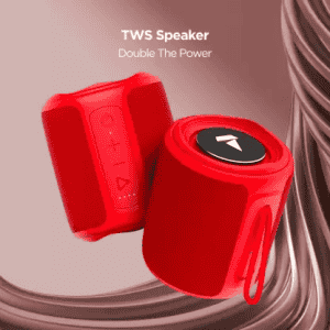 boAt Stone 358 Portable Bluetooth Speaker | 10W | IPX7 Water Resistant | Rose Red
