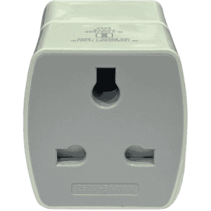 JTP Universal Plug 6AMAX Worldwide J4 Adaptor  | White