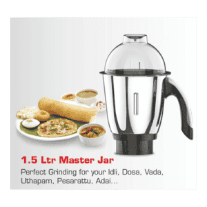 Vidiem Eva Prime Mixer Grinder |  750W | 3 Jars | Black