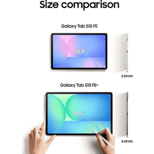 Samsung Galaxy Tab S10 FE+ Tablet | Wi-Fi+5G |  12 GB |  256 GB | Silver | X626