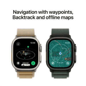 Apple Watch Ultra 2 | GPS+Cellular | 49mm |  M | Retina LTPO2 OLED Display | Titanium Milanese Loop Black Titanium Case