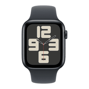 Apple Watch SE GPS with Midnight Sport Band | 44mm Retina LTPO OLED Display | Midnight Aluminium Case