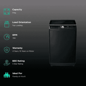 IFB Fully Automatic Top Load Washing Machine | 9 kg | 5 Star | Royal Blue | TL900RB2S