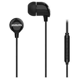 Philips Wired Earphone with Mic | Black | TAE2146