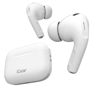 iGear Sonic True Wireless Earbuds | 30Hrs Playtime | White