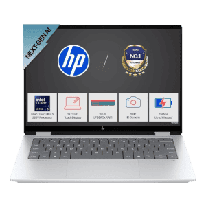 HP OmniBook X Flip Laptop | Intel Core Ultra 5 226V | 16GB | 512GB SSD | Silver | 14-FM0058TU