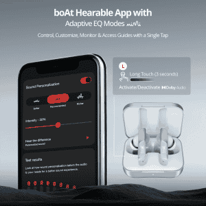 boAt Airdopes 800 | Dolby Audio | 4 Mics AI ENx Tech Titanium Drivers | Interstellar White