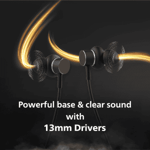 Philips Wireless In ear Neckband | 13mm | Deep Black | TAN1150BK/94