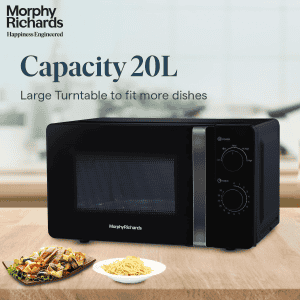 Morphy Richards Solo Microwave Oven | 20 L | Black | 790024