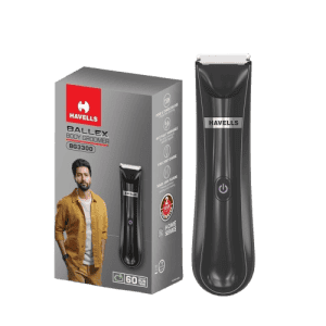 Havells Ballex Body Groomer | USB Type C Fast Charge | Black | BG3300