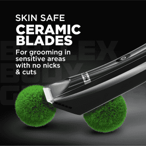 Havells Ballex Body Groomer | USB Type C Fast Charge | Black | BG3300