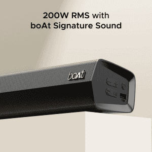 boAt Aavante Bar 2000 Pro Bluetooth Soundbar | 200 W | Premium Black