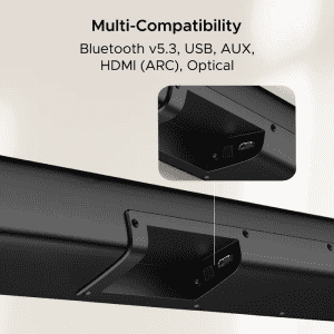 boAt Aavante Bar 2000 Pro Bluetooth Soundbar | 200 W | Premium Black