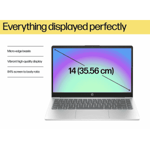HP Laptop | 13th Gen | 8 GB RAM | 512 GB SSD | Intel Core i3 | 14 inch | Silver | 14-EP0341TU
