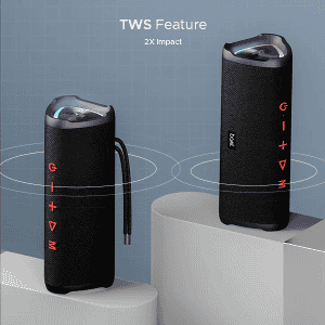 boAt Stone 750 Bluetooth Speaker | 12W | 12 Hours Playback | Raging Black