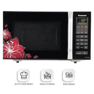 Panasonic Convection Microwave Oven | 23 L | 360° Heat Wrap | Black Floral | NN-CT35MBFDG