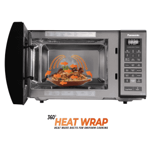 Panasonic Convection Microwave Oven | 23 L | 360° Heat Wrap | Black Floral | NN-CT35MBFDG