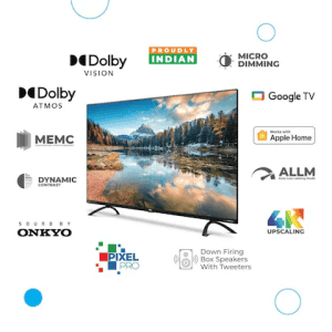 BPL Onkyo Home Theatre QLED TV | 139.7 cm (55 inch) | Black | 55QF5540