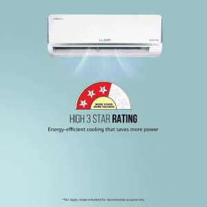 Lloyd Inverter Split AC | 1.5 Ton | 3 Star | White | GLS18I3KOJSR