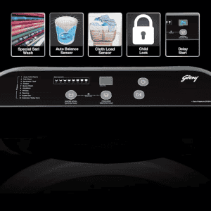 Godrej automatic top load washing machine | 9KG | WTEON HYS 90 5.0 FEFH GLGR