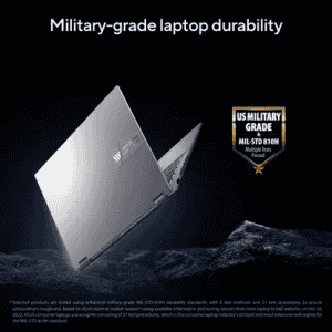 ASUS Vivobook S14 Flip |  Core i5 | 13th Gen 13420H | 16 GB | 512 GB SSD | 14 inch | Transparent Silver | TP3402VAO-LZ612WS