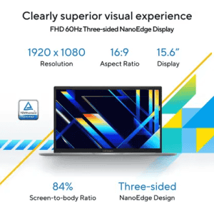 ASUS Vivobook 15 Thin and Light Laptop | Core i3 | 13th Gen 1315U | 16 GB | 512 GB SSD | 15.6 inch | Cool Silver | X1504VA-NJ2324WS