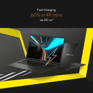 ASUS Vivobook Go 15 Thin and Light Laptop | AMD Ryzen 5-7520U | 16 GB | 512 GB SSD | 15.6 Inch | Mixed Black | E1504FA-NJ5542WS