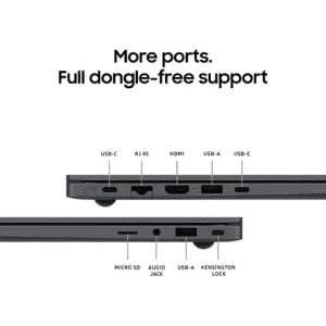 Samsung Galaxy Book4 Thin and Light Laptop | Core 5 120U | 16 GB | 512 GB SSD | 15.6 Inch | Gray | NP750XGK-LG7IN