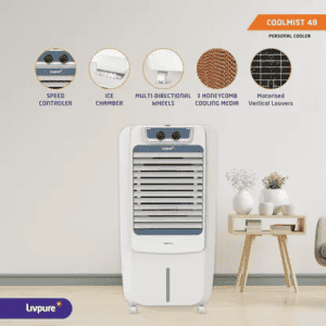 LIVPURE Personal Air Cooler | 48 L | White