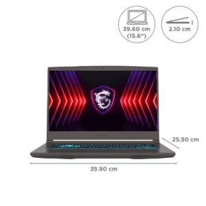 MSI Thin 15 Gaming Laptop | Intel Core i5 13th Gen | 16GB | 512GB SSD | 144 Hz | 6GB Graphics NVIDIA GeForce RTX 4050 | Cosmos Gray | B13VE-2611IN