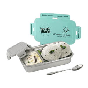 SKI Relish Stainless Steel Lunch Box | 550ML | Multicolour