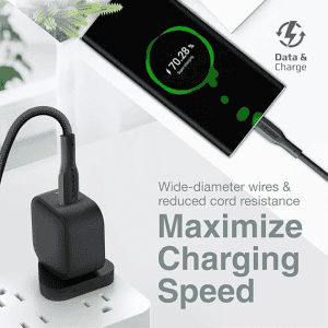 Promate Type-C Fast Charging Cable | 60W | Black | XCord-CC