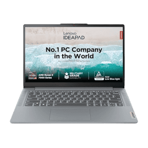 Lenovo IdeaPad Slim 3 Thin and Light Laptop | AMD Ryzen 3-7320U | 8 GB | 512 GB SSD | 15.6 inch | Grey | 82XQ00H7IN