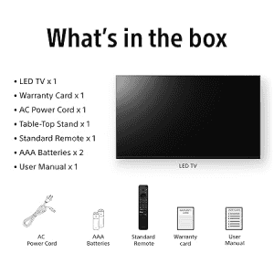 Sony BRAVIA 2 4K Ultra HD Smart LED Google TV | S25 Series | 189 cm (75 inches) | Black | K-75S25M2