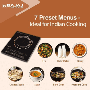 BAJAJ Induction Cooktop | 2000 W | Black | ICX 200FP