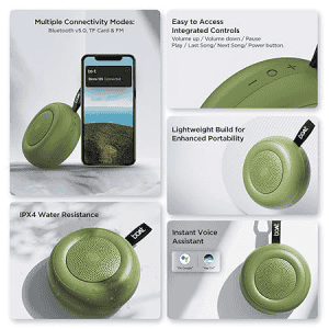 boAt Stone 135 Bluetooth Speaker | Soldier Green