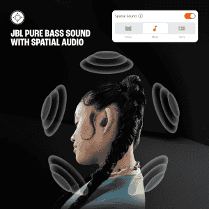 JBL Tune Buds 2 TWS ANC Earbuds | Dual Connect | Black | JBLTBUDS2BLK