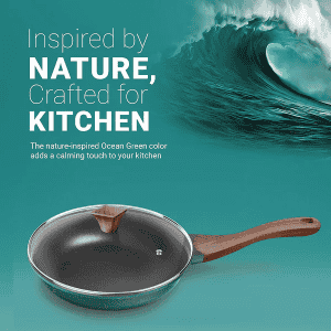 Preethi Artistic Collection Die Cast Non Stick Fry Pan 24 cm