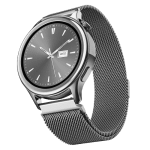 boAt Enigma Daze Smartwatch | Functional Crown, SOS with Location Tracking, Watch Face Studio | Metallic Silver