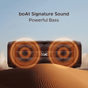 boAt Stone 650 Bluetooth Speaker | 10W | 7 Hours Playback | Charcoal Black