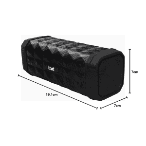 boAt Stone 650 Bluetooth Speaker | 10W | 7 Hours Playback | Charcoal Black