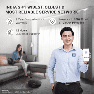 Eureka Forbes Smart Clean with AUTO BIN Robotic Floor Cleaner | WiFi Connectivity