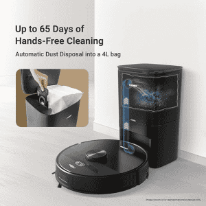 Eureka Forbes Smart Clean with AUTO BIN Robotic Floor Cleaner | WiFi Connectivity