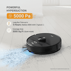 Eureka Forbes Smart Clean with AUTO BIN Robotic Floor Cleaner | WiFi Connectivity